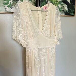 Vintage Style Wedding Dress Size Medium